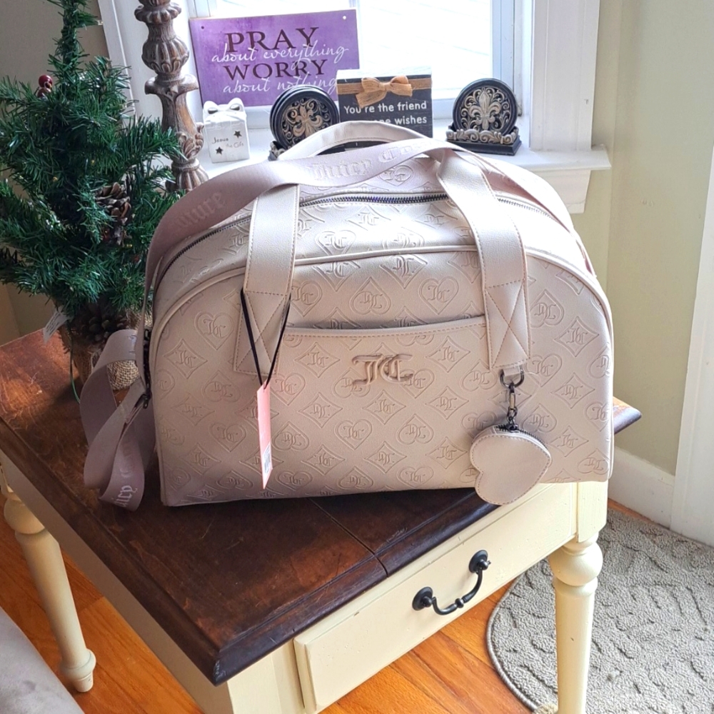 Juicy Couture Beige Travel Bag